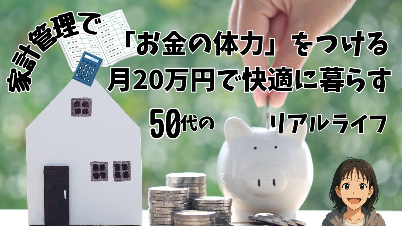 家計管理でお金の体力をつける月20万円で快適に暮らす50代のリアルライフ